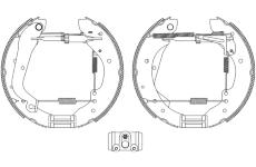 Sada brzdových čelistí TEXTAR 84030602