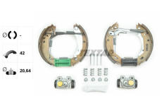 Sada brzdových čelistí TEXTAR 84031802