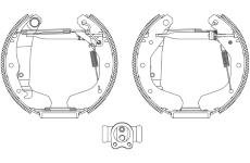 Sada brzdových čelistí TEXTAR 84033003