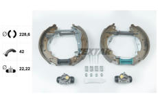 Sada brzdových čelistí TEXTAR 84033800