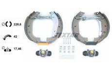 Sada brzdových čelistí TEXTAR 84037000