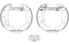 Sada brzdových čelistí TEXTAR 84037001