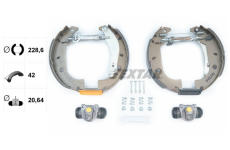 Sada brzdových čelistí TEXTAR 84037003