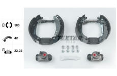 Sada brzdových čelistí TEXTAR 84037400