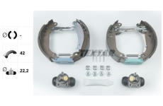 Sada brzdových čelistí TEXTAR 84037401