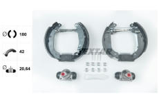 Sada brzdových čelistí TEXTAR 84037406