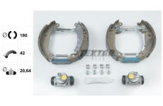 Sada brzdových čelistí TEXTAR 84037408