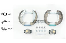 Sada brzdových čelistí TEXTAR 84038000