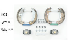 Sada brzdových čelistí TEXTAR 84038001