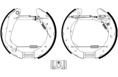 Sada brzdových čelistí TEXTAR 84039500