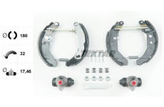 Sada brzdových čelistí TEXTAR 84041900