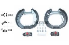 Sada brzdových čelistí TEXTAR 84044000