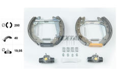 Sada brzdových čelistí TEXTAR 84044700