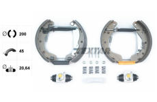 Sada brzdových čelistí TEXTAR 84044902