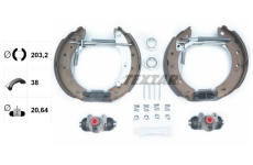 Sada brzdových čelistí TEXTAR 84048001