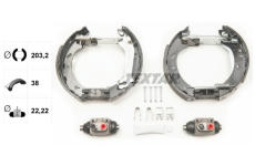 Sada brzdových čelistí TEXTAR 84048900