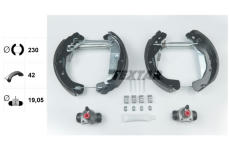 Sada brzdových čelistí TEXTAR 84049000