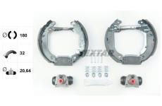 Sada brzdových čelistí TEXTAR 84049103