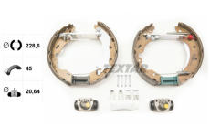 Sada brzdových čelistí TEXTAR 84049400