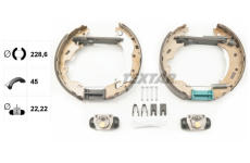 Sada brzdových čelistí TEXTAR 84049401