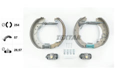 Sada brzdových čelistí TEXTAR 84049600