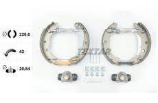 Sada brzdových čelistí TEXTAR 84052700