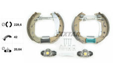 Sada brzdových čelistí TEXTAR 84053102