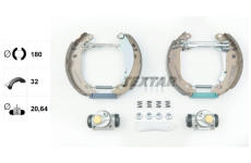 Sada brzdových čelistí TEXTAR 84053801