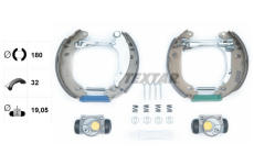 Sada brzdových čelistí TEXTAR 84053802