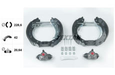 Sada brzdových čelistí TEXTAR 84053900