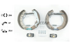 Sada brzdových čelistí TEXTAR 84055800