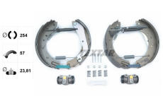 Sada brzdových čelistí TEXTAR 84055802