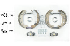 Sada brzdových čelistí TEXTAR 84056602