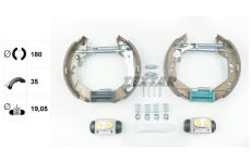 Sada brzdových čelistí TEXTAR 84059600