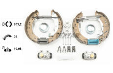 Sada brzdových čelistí TEXTAR 84059800