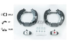 Sada brzdových čelistí TEXTAR 84061601