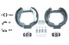 Sada brzdových čeľustí TEXTAR 84062501