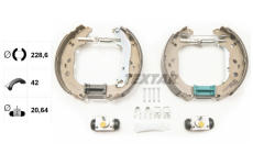 Sada brzdových čelistí TEXTAR 84064900