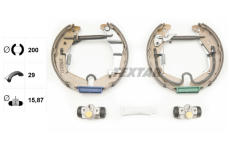 Sada brzdových čelistí TEXTAR 84065201