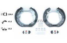 Sada brzdových čelistí TEXTAR 84079800