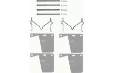 Sada prislusenstvi, oblozeni kotoucove brzdy TEXTAR 82012400