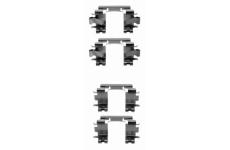 Sada prislusenstvi, oblozeni kotoucove brzdy TEXTAR 82060600