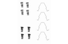 Sada prislusenstvi, oblozeni kotoucove brzdy TEXTAR 82501000
