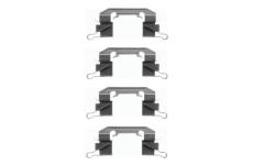 Sada prislusenstvi, oblozeni kotoucove brzdy TEXTAR 82507900