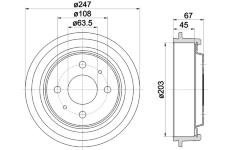 Brzdový buben TEXTAR 94001600