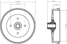 Brzdový buben TEXTAR 94008700