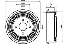 Brzdový buben TEXTAR 94009700