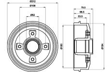 Brzdový buben TEXTAR 94011900