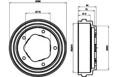 Brzdový buben TEXTAR 94012100