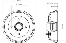 Brzdový buben TEXTAR 94013000